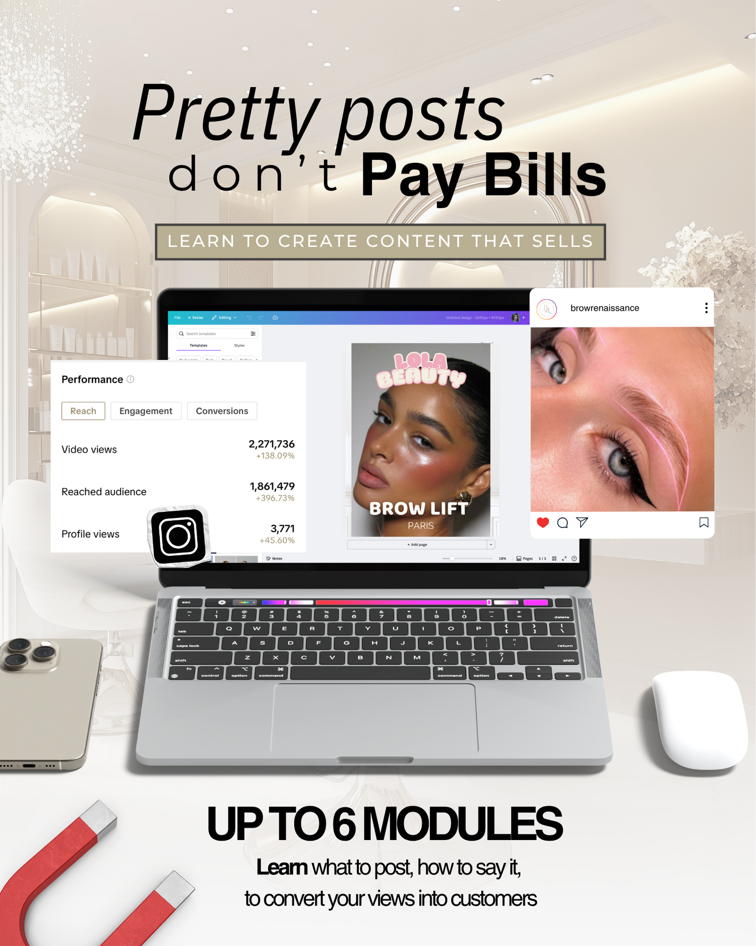 Booked & Busy: The Insta & TikTok Formula™ - Brow Renaissance