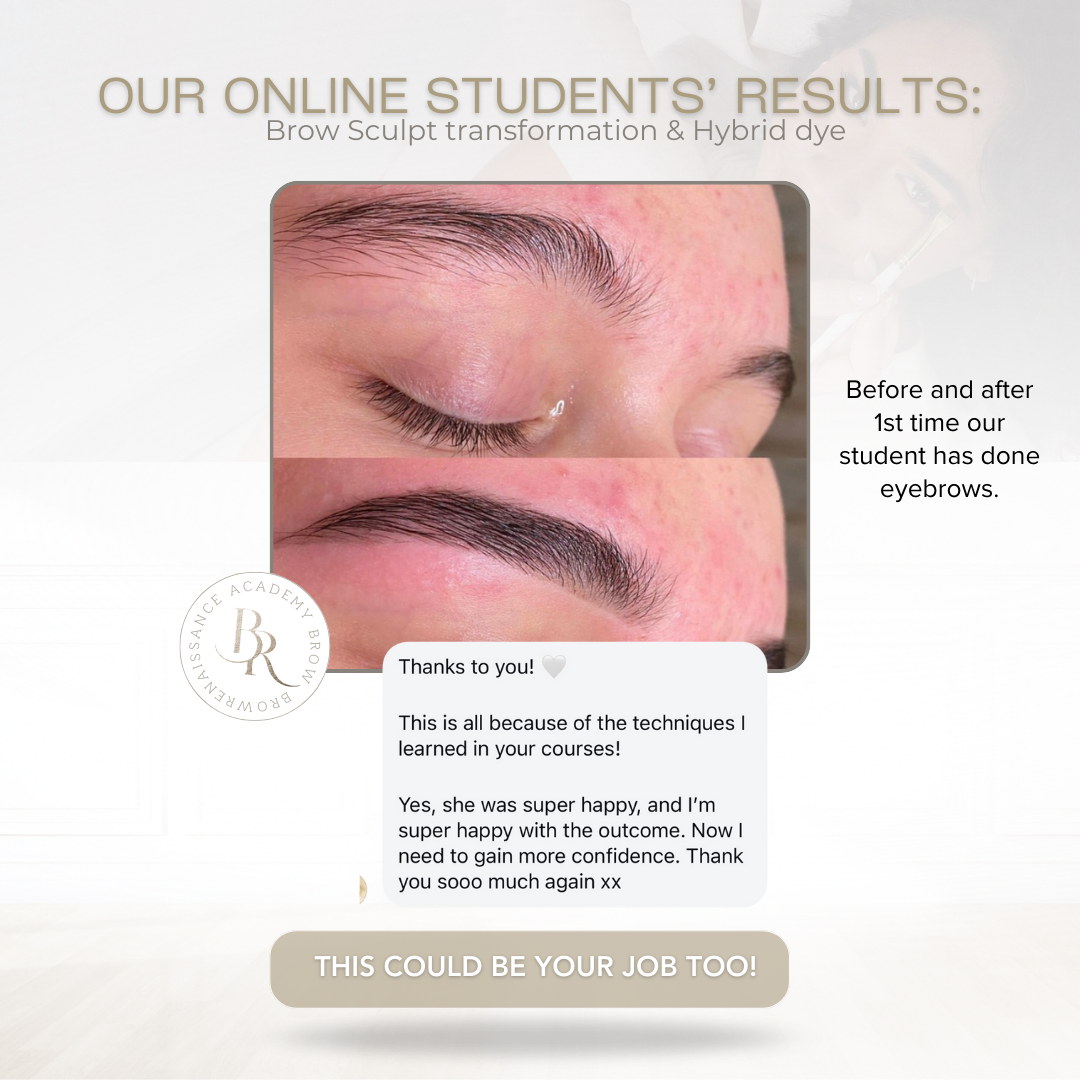 MASTERCLASS 1 : BROW SCULPT + HYBRIDE DYE - Brow Renaissance