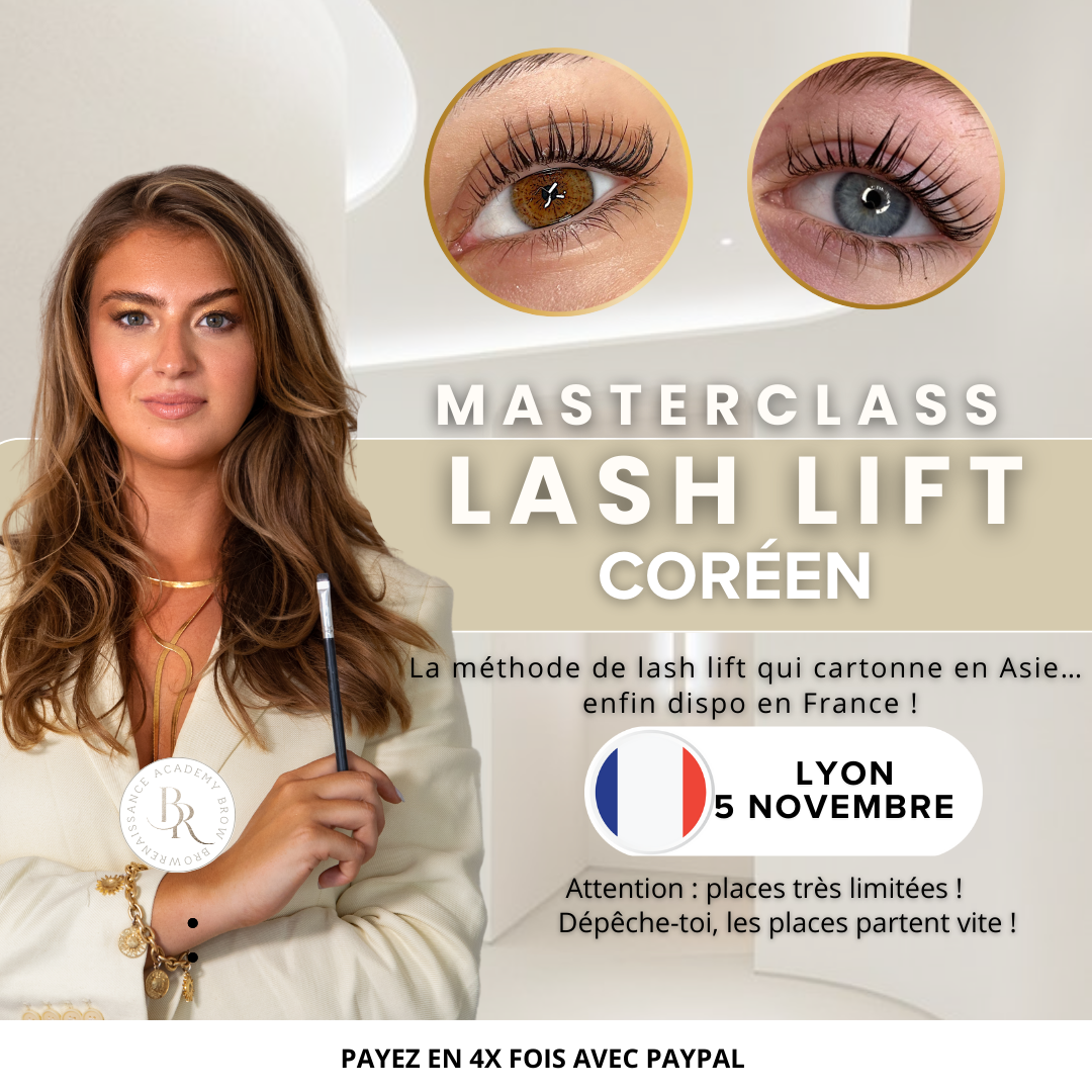 Formation Lash Lift Coréen brow lift
