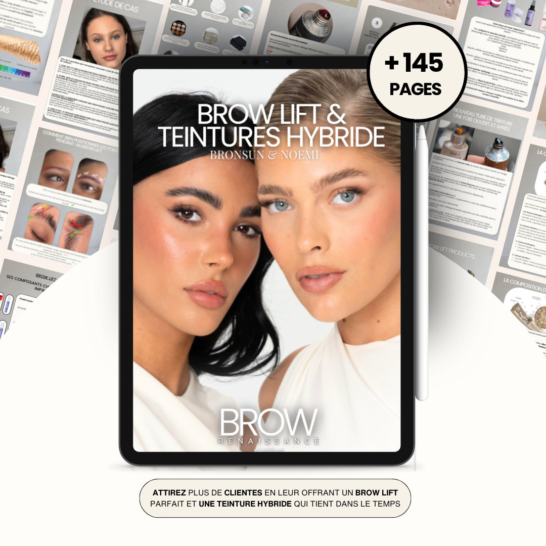 Ebook Brow lift & Teinture Hybride - en Français