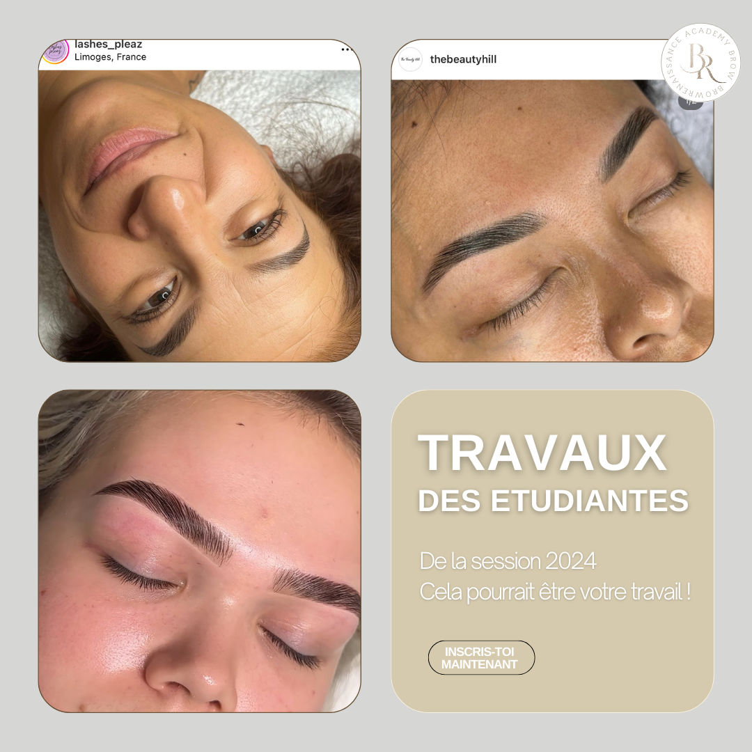 Formation Présentielle Brow Lift & Teinture Hybride — 27 Octobre à Paris - Brow Renaissance