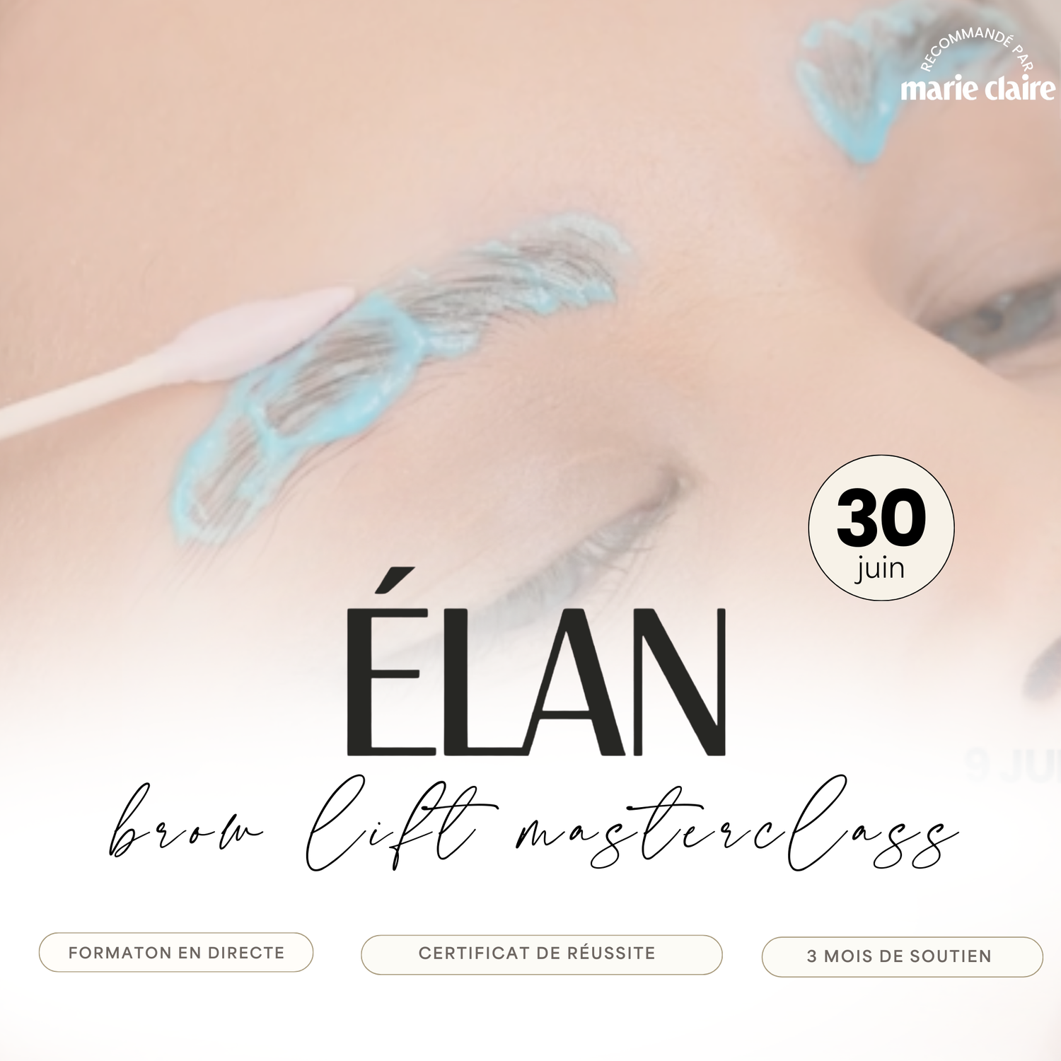 Masterclass en Directe Perfectionnement Browlift Avec Elan
