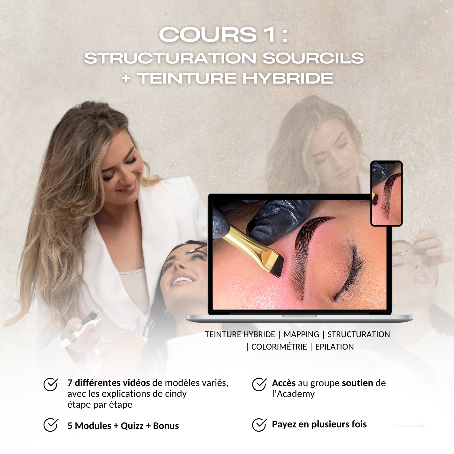 COURS 1: STRUCTURATION ET TEINTURE HYBRIDE